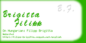 brigitta filipp business card